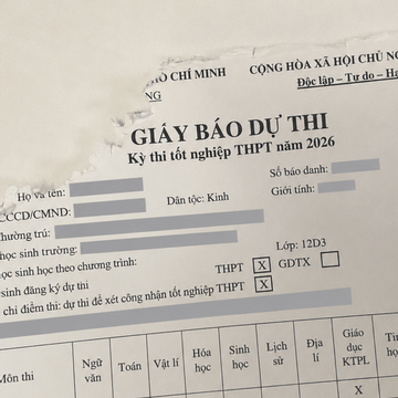 Bức ảnh phát ra tiếng khóc của một sĩ tử trước ngày thi tốt nghiệp THPT