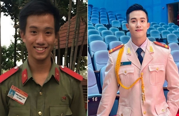 Cậu học sinh đen nhẻm từng là thủ khoa khối C toàn quốc năm 2016 nay là Thượng úy Công an, có màn 'lột xác' ngỡ ngàng