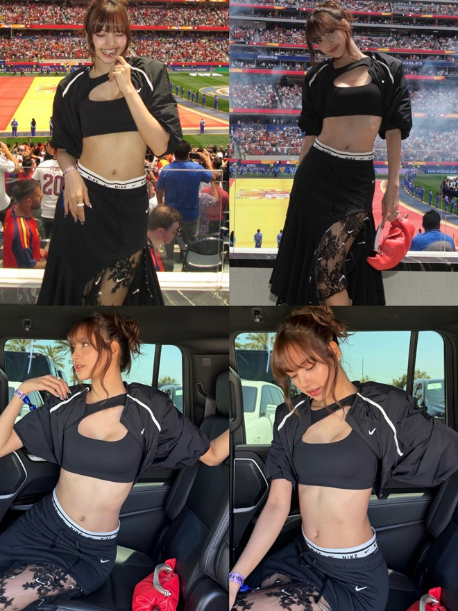 Fancam World Cup tóm dính mỹ nhân body siêu thực trên khán đài, hóa ra là Lisa BLACKPINK插图1 hm6v5fpbiaak083.jpeg