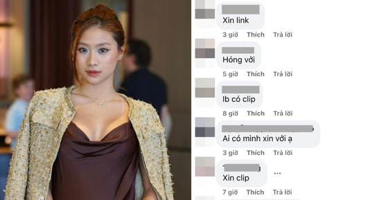 Phản cảm loạt bình luận 'xin link' clip Louis Phạm
