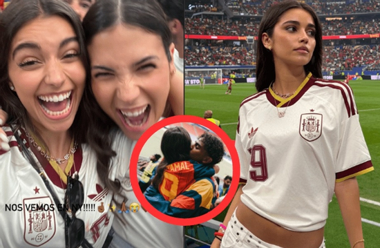 Bạn gái sexy của Yamal khoe eo con kiến, ăn mừng phấn khích khi Tây Ban Nha vào chung kết World Cup