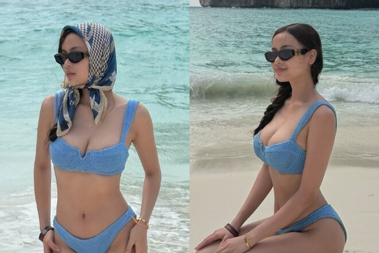 Mỹ nhân xứ Nghệ diện bikini khiến dân mạng xuýt xoa 'đỉnh chóp', nhan sắc không lép vế chị gái sở hữu 'thành tích khủng'