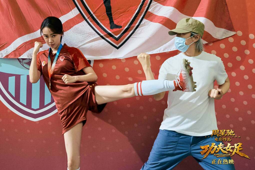 Châu Tinh Trì và nữ chính Trương Tiểu Phi. Ảnh: Weibo