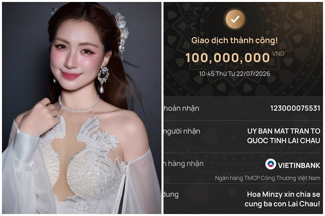 Hòa Minzy chung tay cứu trợ, đóng góp 100 triệu đồng sau thiên tai