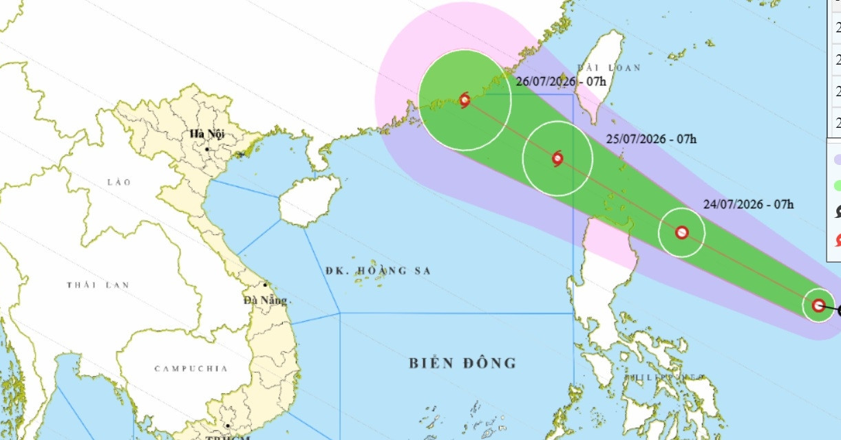 Biển Đông sắp xuất hiện bão số 2, có thể mạnh cấp 10-11, giật cấp 13插图1 Biển Đông sắp xuất hiện bão số 2, có thể mạnh cấp 10-11, giật cấp 13插图1
