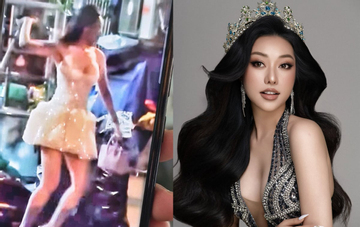 Á hậu Việt gây xôn xao khi ném gạch vào nhà dân lên tiếng giải thích