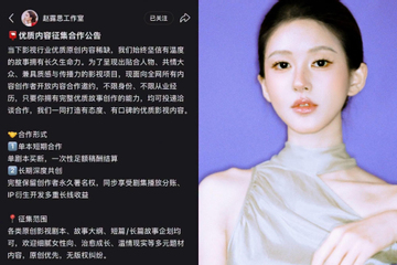 Triệu Lộ Tư gây xôn xao khi công khai tìm kiếm kịch bản trên toàn mạng xã hội
