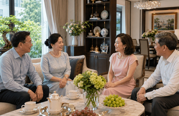 Nhìn một việc trong bữa cơm với gia đình thông gia tương lai, người bố trăn trở không muốn gả con