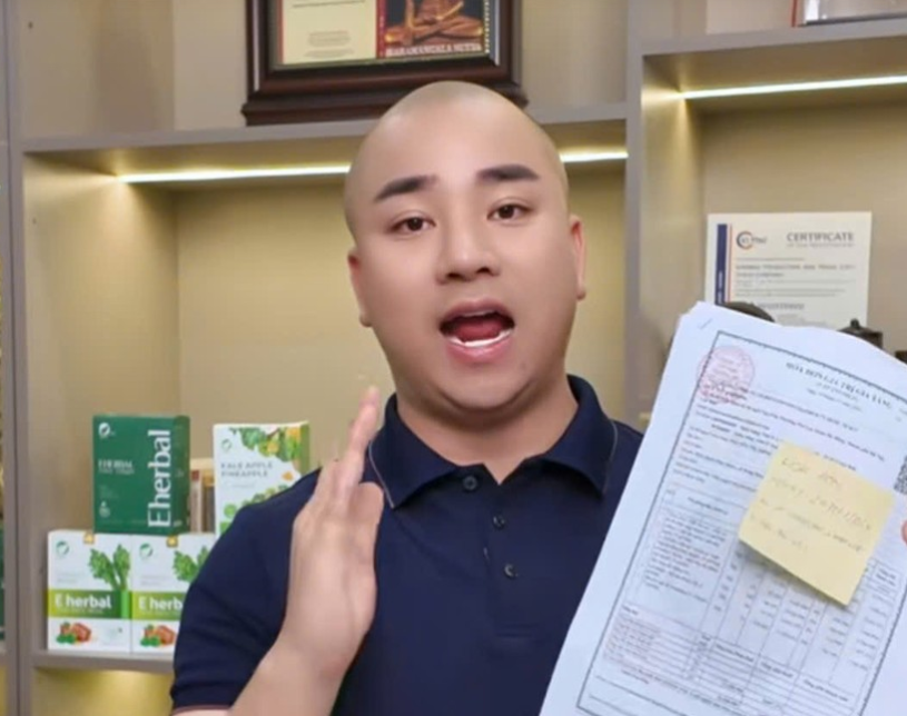 Vợ chồng Hữu Công quảng bá bột rau detox rầm rộ cỡ nào trước khi bị tiêu hủy gần 76.000 sản phẩm, xử phạt? - áº¢nh 7.