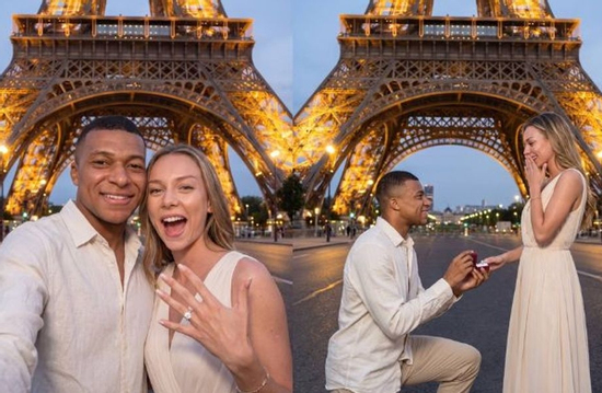 Thực hư bức ảnh Mbappé quỳ gối cầu hôn mỹ nhân Tây Ban Nha Ester Expósito sau World Cup