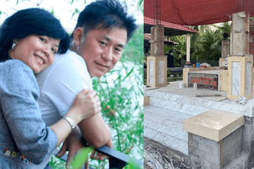 Nghệ sĩ xây mộ cho vợ quá cố: Bén duyên từ thời sinh viên, ôm bế nửa tiếng trước khi mất
