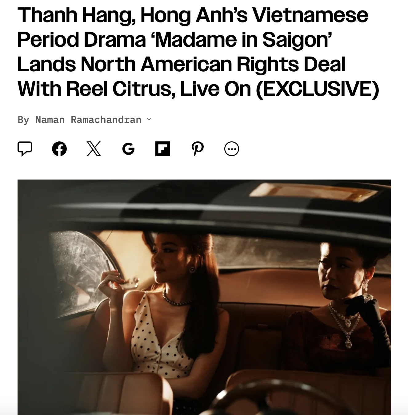 Phim lỗ nặng của Thanh Hằng được báo quốc tế đưa tin插图1 anh man hinh 2026 07 31 luc 154256