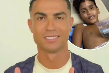 Món quà từ Ronaldo thắp sáng nụ cười cậu bé mất chân trong thảm họa động đất ở Venezuela
