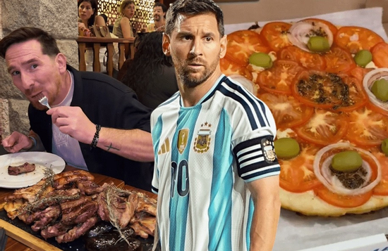 Bất ngờ khi soi cận bữa ăn của 'Nguyễn Văn Mười' Messi