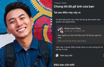 Khoai Lang Thang bị đánh bản quyền hình ảnh của chính mình