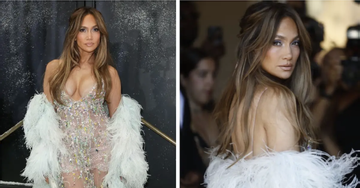 Jennifer Lopez mặc váy xuyên thấu khoe vòng 1 sexy ở tuổi U60