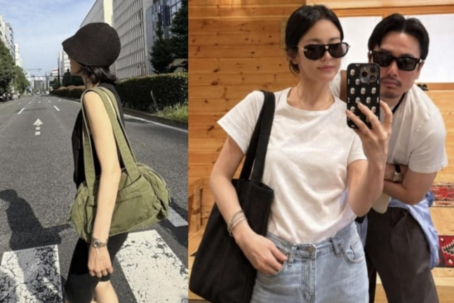 Danh tính người đàn ông khiến mạng xã hội tưởng Song Hye Kyo có tình mới sau nhiều năm ly hôn插图1 Song Hye Kyo công khai lên đồ đồng điệu, chụp ảnh vui vẻ bên 1 người đàn ông lạ cách đây ít hôm. Ảnh: Instagram