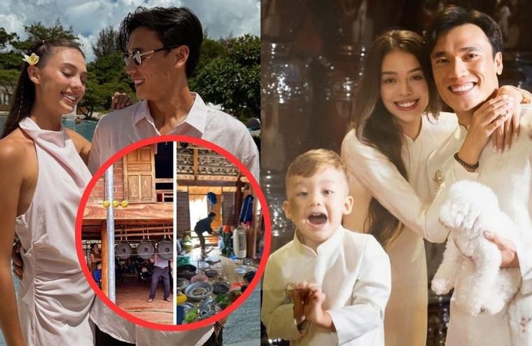 Cầu thủ quê Thanh Hóa đổi đời sau giải U23 châu Á, cưới vợ mẫu tây xinh đẹp, sinh quý tử đáng yêu hot rần rần