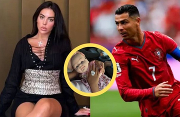 Vợ sắp cưới của Ronaldo gây choáng khi đem nhẫn đính hôn 5 triệu USD cho con gái làm đồ chơi