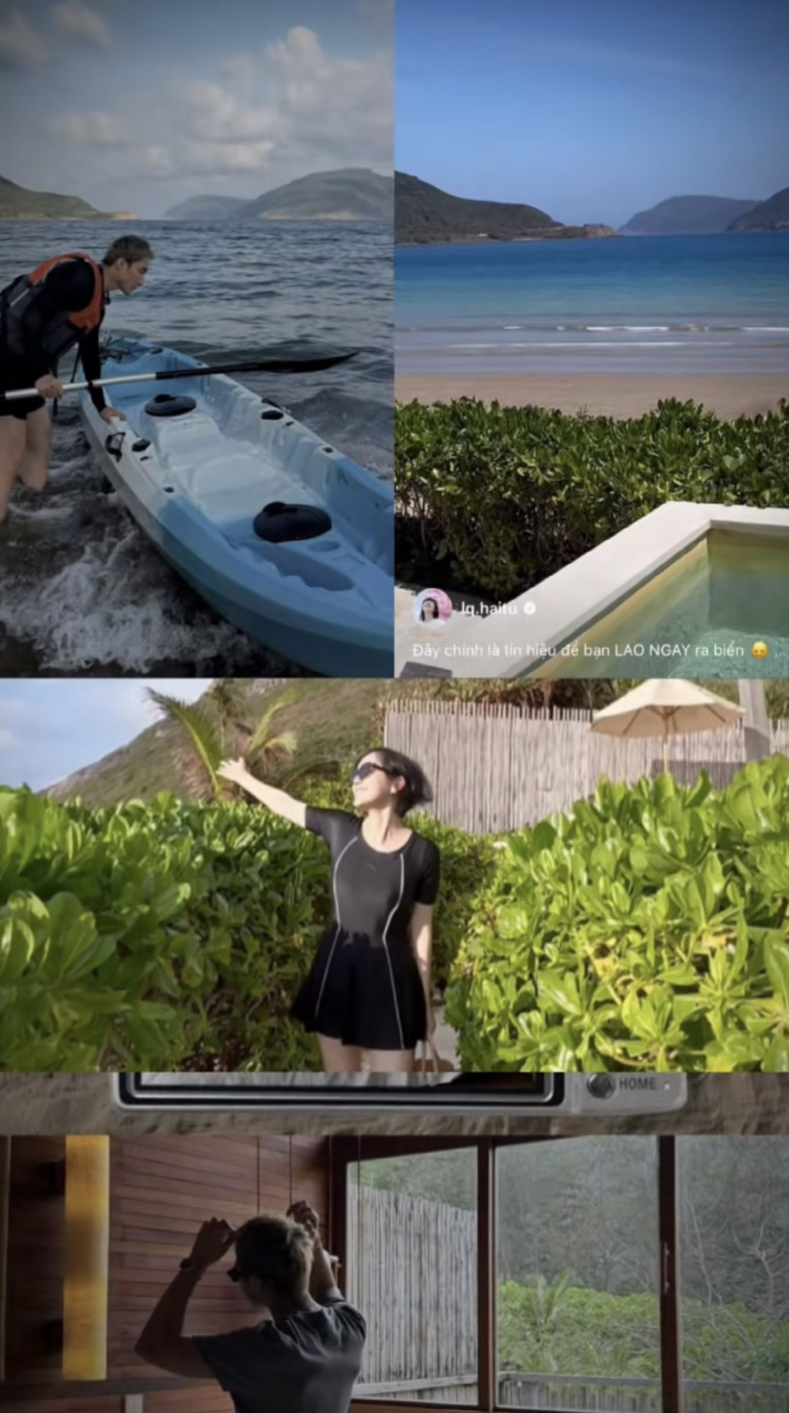 Cặp đôi còn lộ hint nghỉ dưỡng tại resort