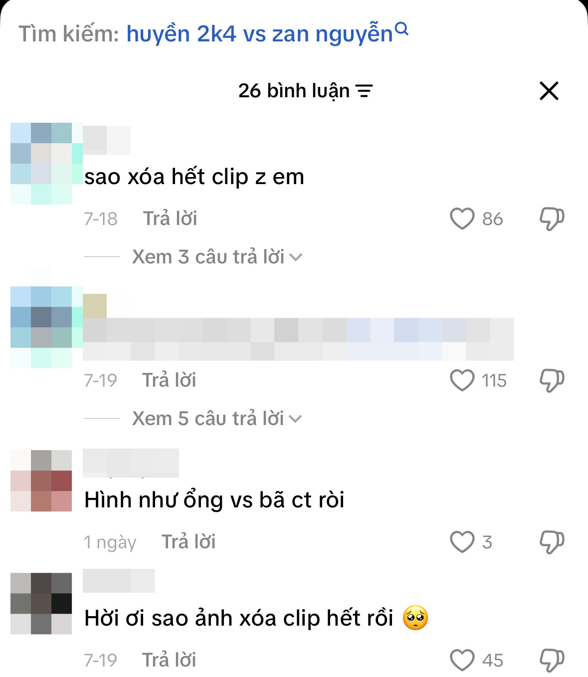 Huyền 204 bất ngờ phủ nhận tin đồn với CEO, nhưng điều netizen quan tâm lại là động thái của Zan Nguyễn插图3 Nhiều người cũng trực tiếp để lại bình luận thắc mắc về động thái xóa clip cũng như mối quan hệ của Zan Nguyễn và Huyền 204 (Ảnh chụp màn hình)
