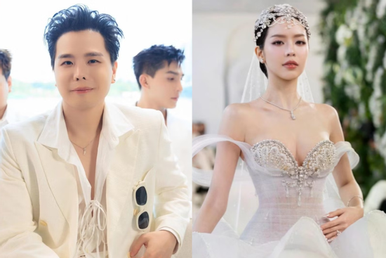 Phản ứng Trịnh Thăng Bình khi theo dõi Hoa hậu Thanh Thủy diễn váy cưới gây bàn tán