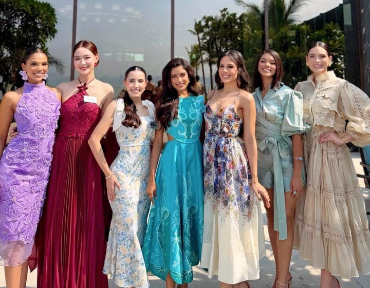 Trong một tuần nhập cuộc, người đẹp Việt Nam nhanh chóng ghi dấu ấn nhờ phong thái tự tin và sự chuẩn bị kỹ lưỡng. Lợi thế chiều cao 1m86 cũng giúp Bảo Ngọc nổi bật trong từng khung hình.