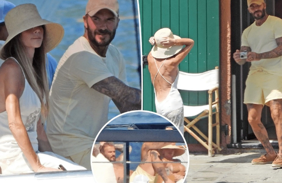 Có là cầu thủ lừng danh David Beckham cũng phải miệt mài chụp ảnh 'sống ảo' cho vợ