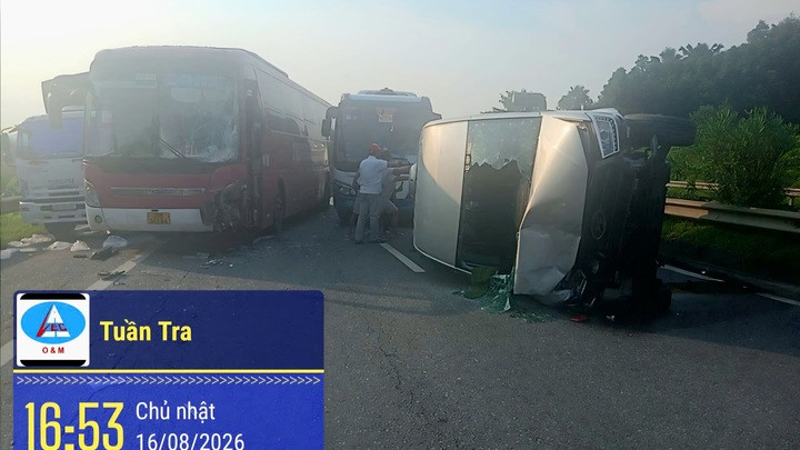 Hiện trường nơi xảy ra vụ tai nạn. (Ảnh: VEC)