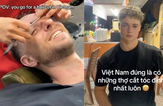Cắt tóc cạo râu thành đặc sản du lịch Việt Nam, khách Tây sốc vì đẹp mà quá rẻ