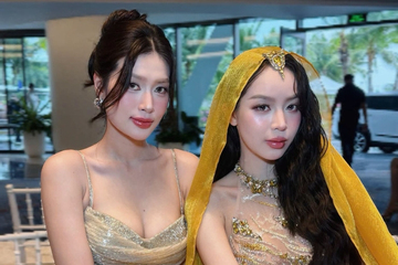 Màn đọ nhan sắc ấn tượng của Thiên Ân và Thanh Thủy trong gây chú ý