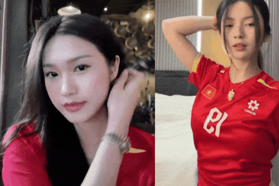 Doãn Hải My, Chu Thanh Huyền xinh đẹp đọ sắc cổ vũ ĐT Việt Nam, visual mỗi người một vẻ mười phân vẹn mười