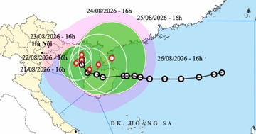 Bão số 4 chính thức hình thành, di chuyển 'nhúc nhích', liên tục đổi hướng