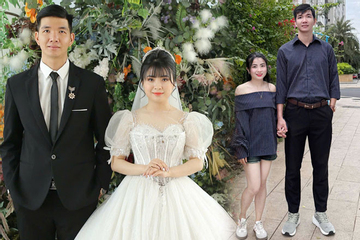 Cô gái 1m45 cưới chàng trai cao 1m85, được bù đắp tổn thương trong quá khứ