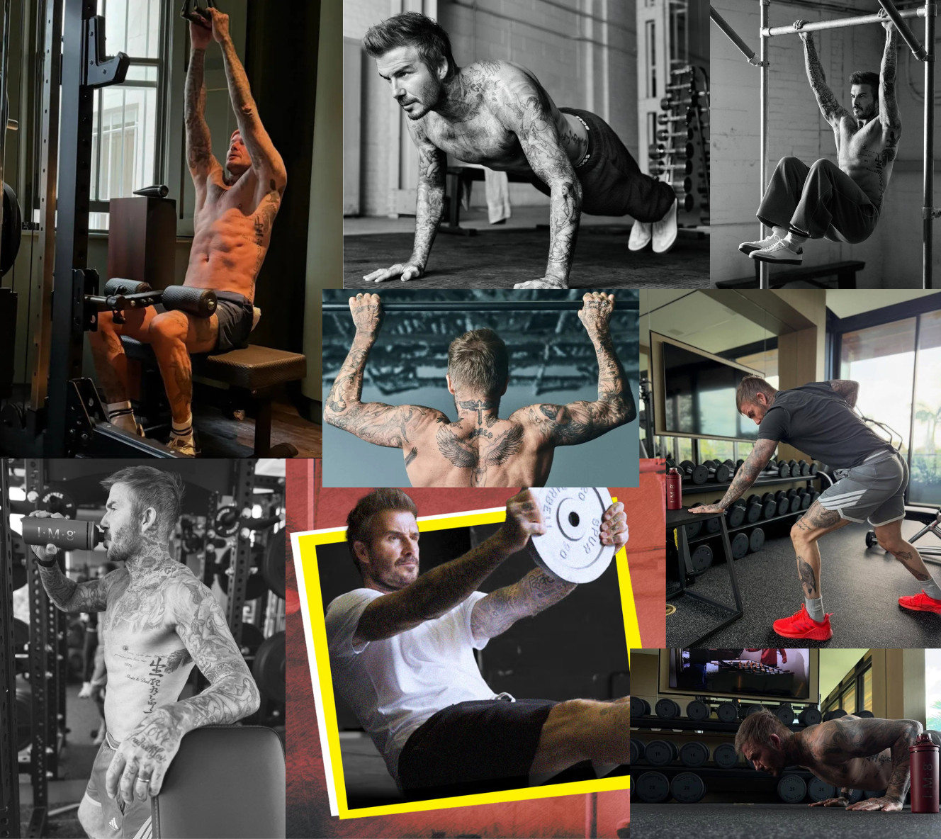 Chế độ tập luyện của David Beckham thay đổi theo độ tuổi (Ảnh: Men's Health)