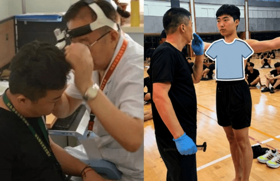 Khám tuyển quân ở Trung Quốc: Kẹp gạc vào nách 10-20 giây, cách 1 mét vẫn nhận thấy mùi có thể không đạt