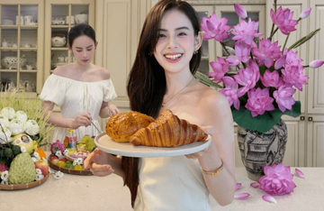 Căn bếp của Hương Liên, mỹ nhân SN 2002 làm dâu cựu Chủ tịch nổi tiếng