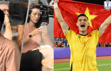 'Team qua đường' tóm dính Lê Giang Patrik hẹn hò MC Hoàng Oanh sau ngày tuyển Việt Nam vô địch