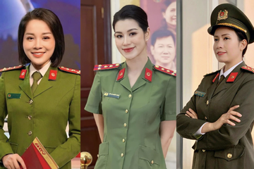 3 nữ diễn viên đóng phim VTV là công an ngoài đời thực, 1 người vừa lên Thiếu tá