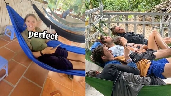 Khách Tây mê mệt, đua nhau khoe trải nghiệm nằm võng ngủ trưa ở miền Tây - 2