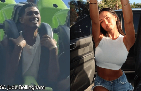 Tóm dính 'cậu Be' Bellingham hớn hở đi công viên cùng bạn gái người mẫu sexy, cười tươi giữa dàn vệ sĩ hộ tống