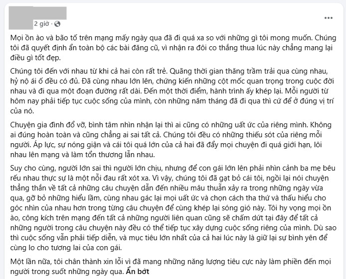 Thư Đan Nguyễn và chồng cũ: 1 tuần đấu tố cực căng, giờ xóa bài rồi “tha thứ”, sao từ đầu phải chọn tung hê hết lên? - áº¢nh 1.