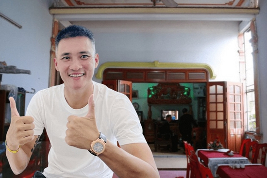 Bất ngờ hình ảnh căn nhà ở quê của Công Vinh