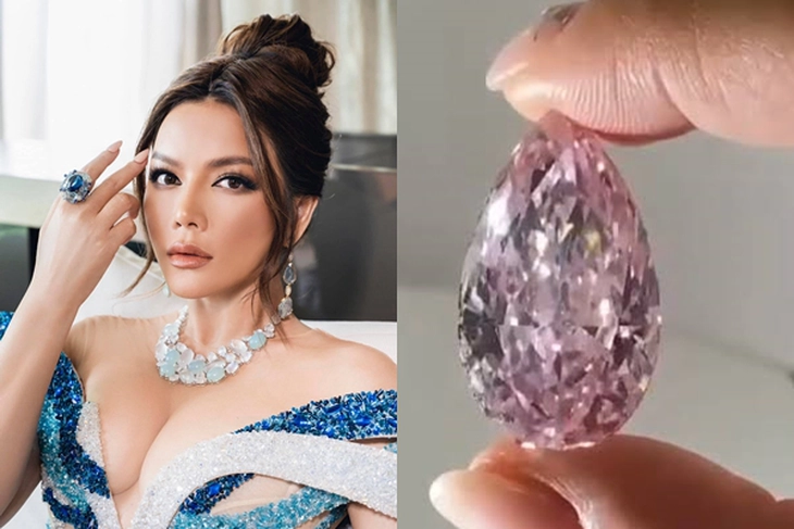 Lý Nhã Lỳ từng khoe sở hữu những viên kim cương