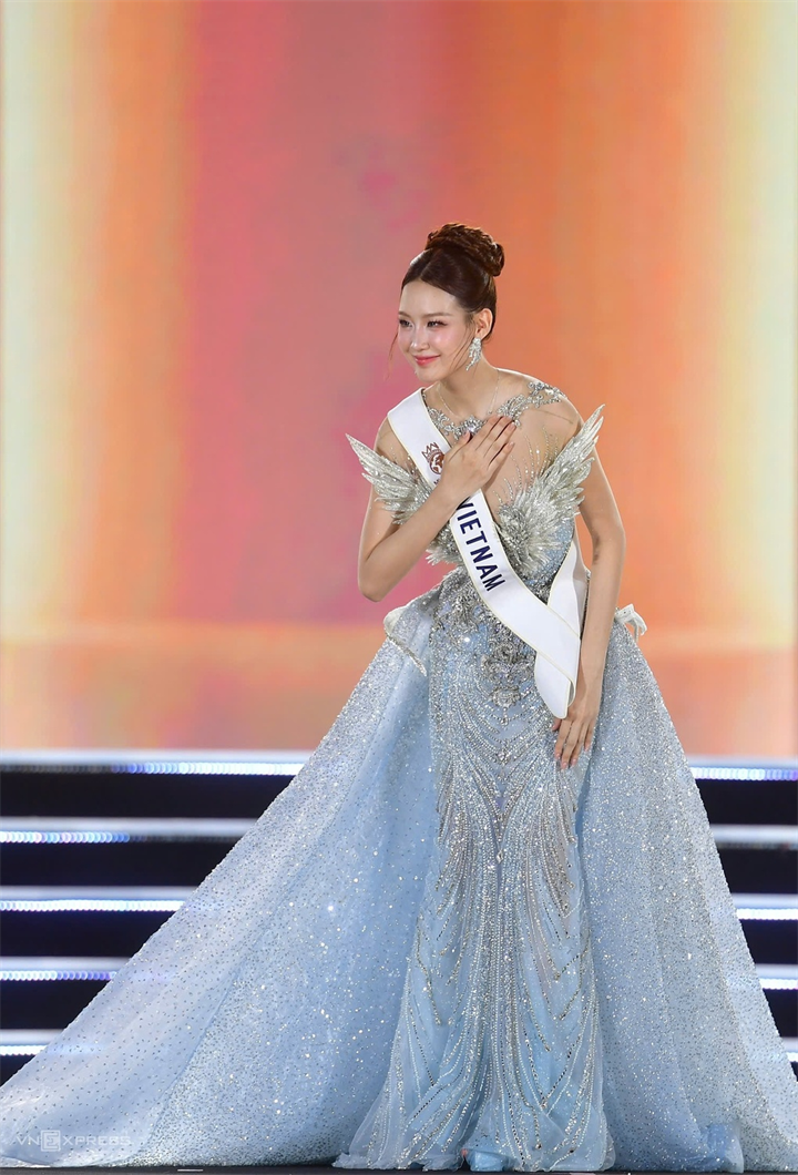 Bảo Ngọc tại đêm chung kết Miss World. Ảnh: Thanh Tùng/VnExpress