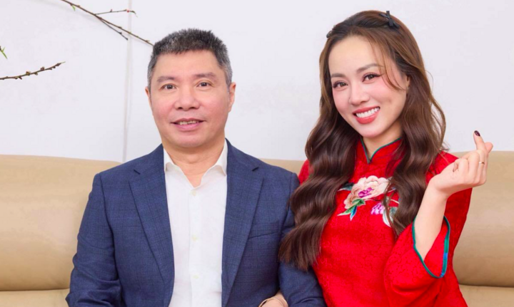 NSND Công Lý và bà xã Ngọc Hà.