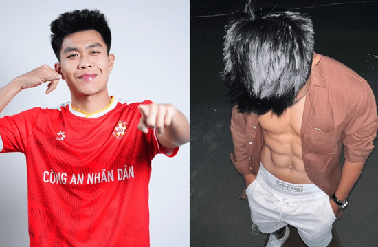 Body 6 múi cuồn cuộn của Lý Đức - đội trưởng U23 Việt Nam