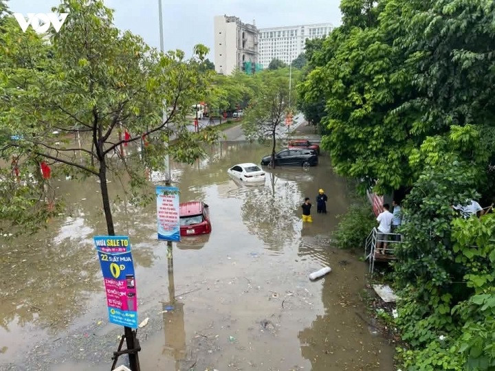 Mỗi khi mưa lớn, khu vực cầu chui thuộc phường Kinh Bắc lại xảy ra tình trạng ngập sâu.(Ảnh: FB)