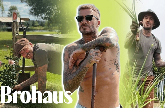 Beckham về quê làm vườn, ngoại hình gây chú ý