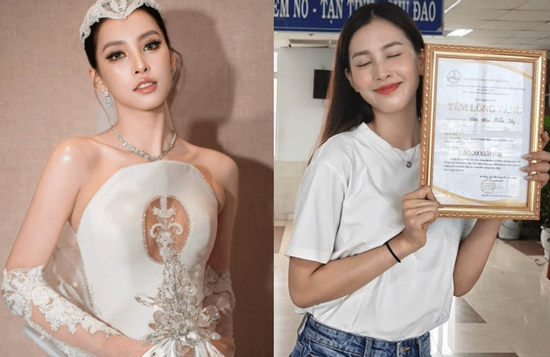 Số tiền 50 triệu đồng trong ngày đặc biệt của Hoa hậu Tiểu Vy